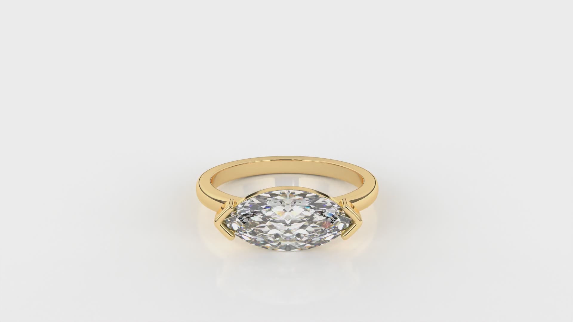3.00 CTW Marquise Diamond Engagement Ring - Video