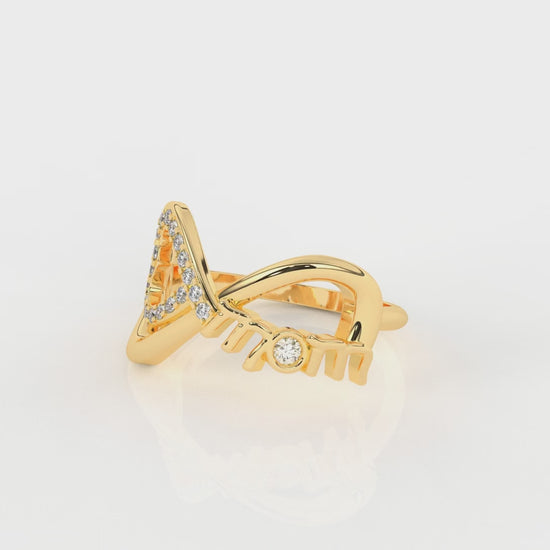 Infinity Twist Diamond Ring