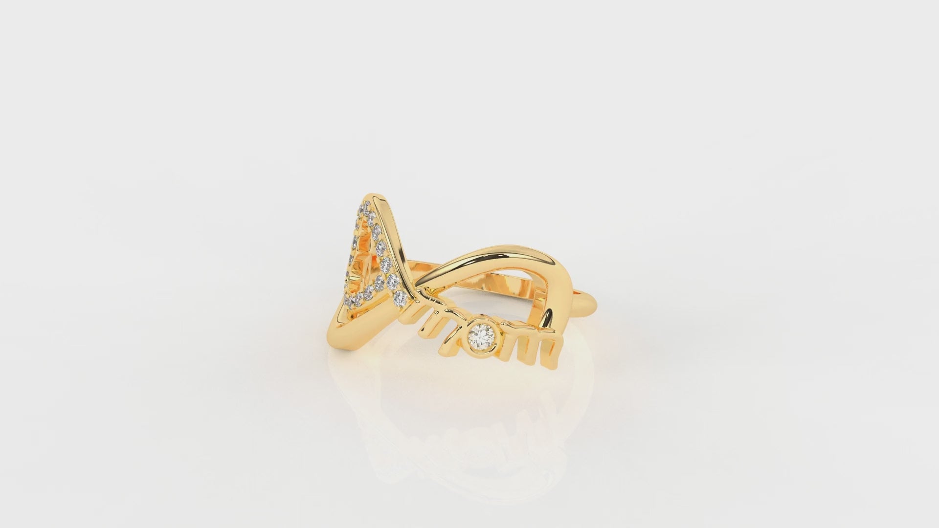 Infinity Twist Diamond Ring