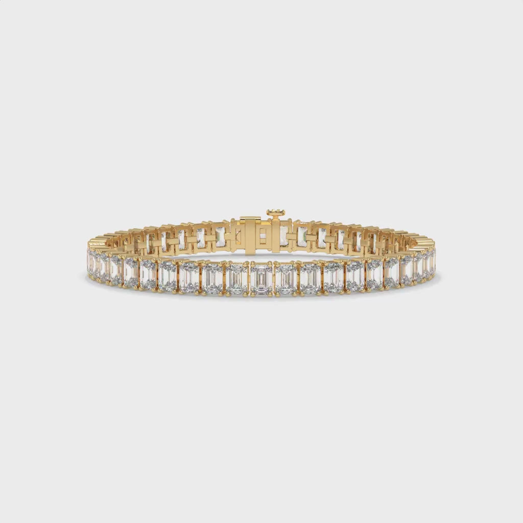 Gold bracelet with diamonds GLAM NYC