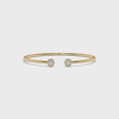 Open Cuff Diamond Bracelet – 0.47 CTW-9