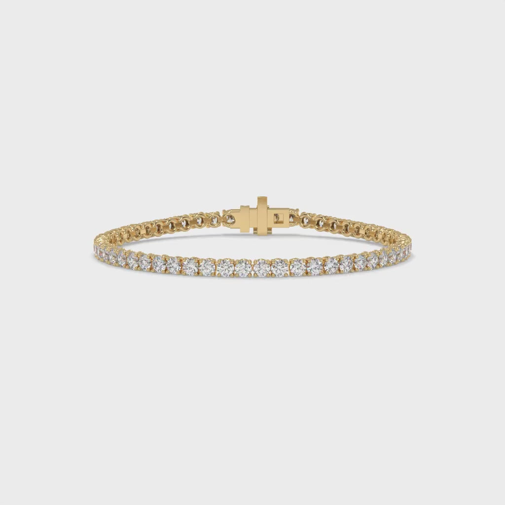 Diamond and gold bracelet GLAM NYC
