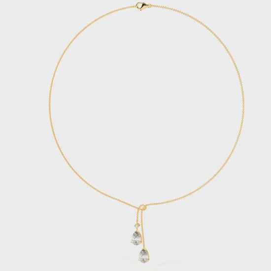 4.11-ctw-pear-cut-diamond-lariat-necklace-video
