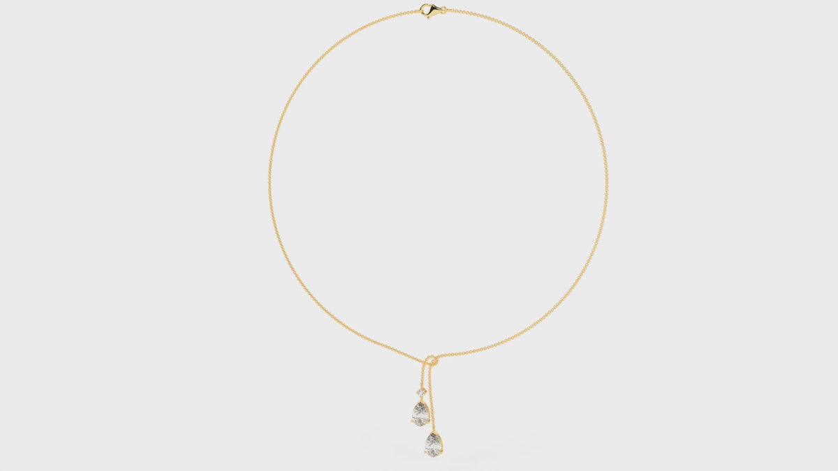 4.11-ctw-pear-cut-diamond-lariat-necklace-video